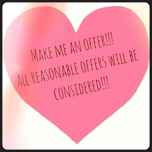 All reasonable offers considered❣️
